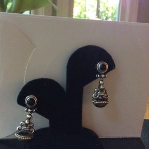 Lagos sterling and 18k gold earring